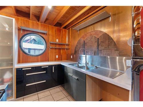 122 Spruce Road, Turtle Lake, SK - Indoor Photo Showing Kitchen With Double Sink