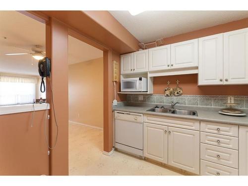 106-51116 49 Avenue, Lloydminster, AB - Indoor Photo Showing Kitchen With Double Sink