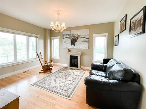 445066 Rng Rd 44, Rural Wainwright No. 61, M.D. Of, AB - Indoor Photo Showing Living Room With Fireplace