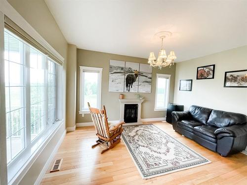 445066 Rng Rd 44, Rural Wainwright No. 61, M.D. Of, AB - Indoor Photo Showing Living Room With Fireplace