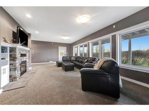 484046 Rr 20, Rural Vermilion River, County Of, AB - Indoor With Fireplace