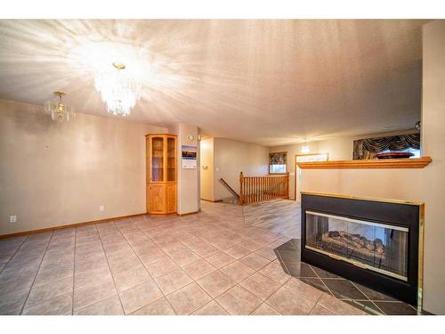 4020 53 Avenue, Provost, AB - Indoor With Fireplace