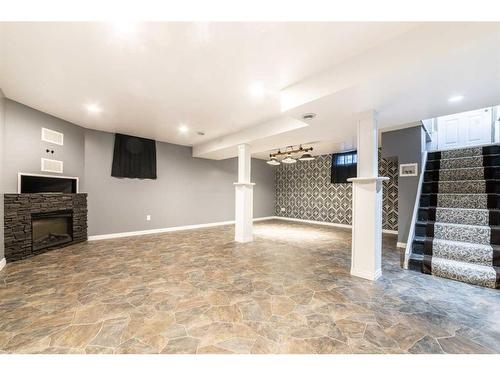 5603 50 Street, Lloydminster, AB - Indoor With Fireplace