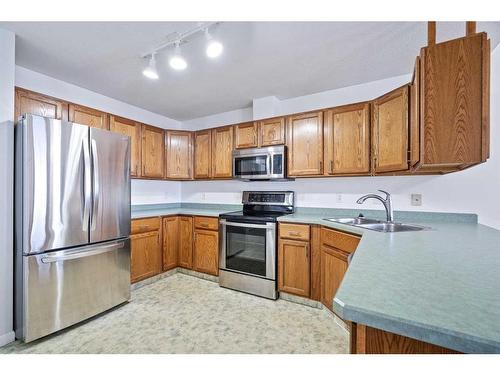 13-4201 56 Avenue, Lloydminster, AB - Indoor Photo Showing Kitchen With Double Sink