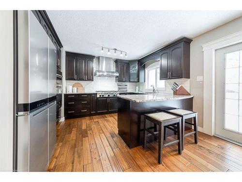 2602 47A Avenue, Lloydminster, SK - Indoor Photo Showing Kitchen With Stainless Steel Kitchen With Upgraded Kitchen