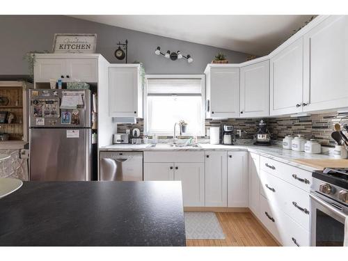 2109 52 Avenue, Lloydminster, AB - Indoor Photo Showing Kitchen With Double Sink