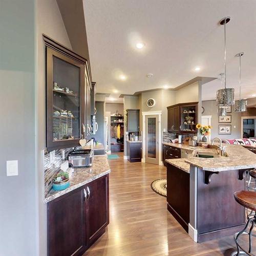 513006 62 Range, Rural Vermilion River, County Of, AB - Indoor Photo Showing Kitchen With Double Sink With Upgraded Kitchen