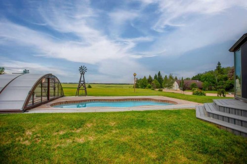 47326 Rr 130 Pt Ne 24-47-13-W4, Rural Beaver County, AB - Outdoor With In Ground Pool With View