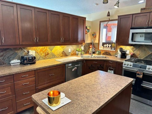 47326 Rr 130 Pt Ne 24-47-13-W4, Rural Beaver County, AB - Indoor Photo Showing Kitchen With Double Sink