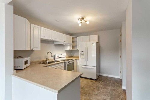 2-19 3 Avenue Se, Marshall, SK - Indoor Photo Showing Kitchen With Double Sink