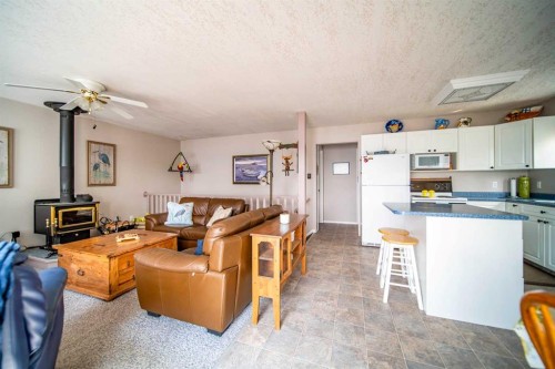 98-441005 Rge Rd 98, Rural Wainwright No. 61, M.D. Of, AB - Indoor Photo Showing Kitchen With Fireplace