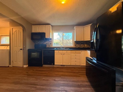 4807 49 Street, Lloydminster, SK - Indoor Photo Showing Kitchen With Double Sink