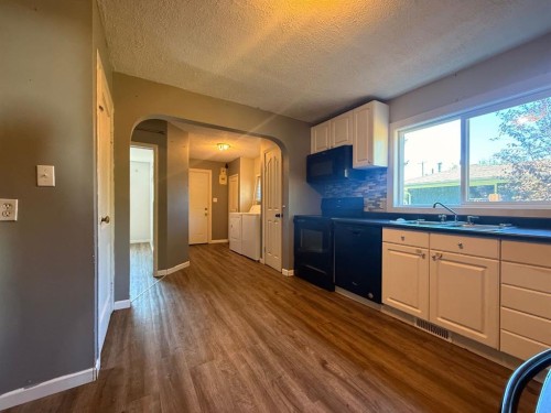 4807 49 Street, Lloydminster, SK - Indoor Photo Showing Kitchen With Double Sink