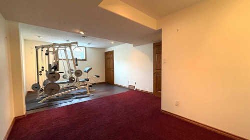 6 Cedar Crescent, Rural Wainwright No. 61, M.D. Of, AB - Indoor Photo Showing Gym Room