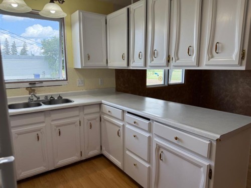 101 Main Street, Waseca, SK - Indoor Photo Showing Kitchen With Double Sink