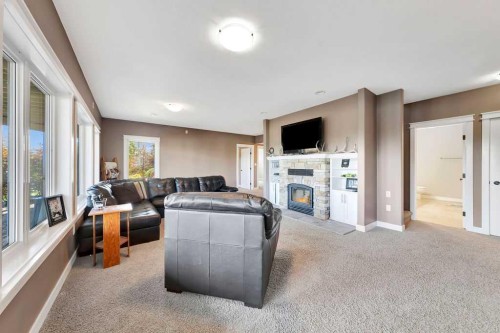 484046 Rr20, Rural Vermilion River, County Of, AB - Indoor With Fireplace