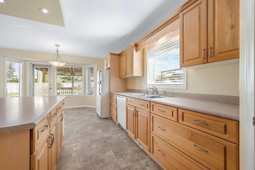 4926 51 Avenue, Kitscoty, AB - Indoor Photo Showing Kitchen With Double Sink