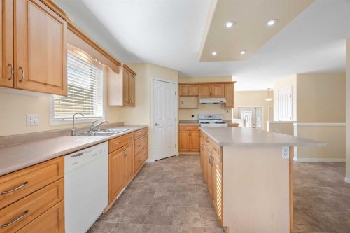 4926 51 Avenue, Kitscoty, AB - Indoor Photo Showing Kitchen With Double Sink