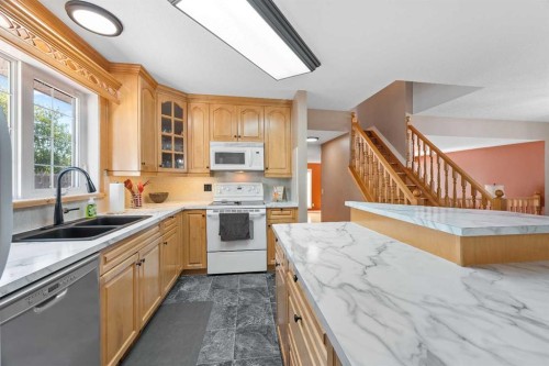5303 23 Street, Lloydminster, AB - Indoor Photo Showing Kitchen With Double Sink