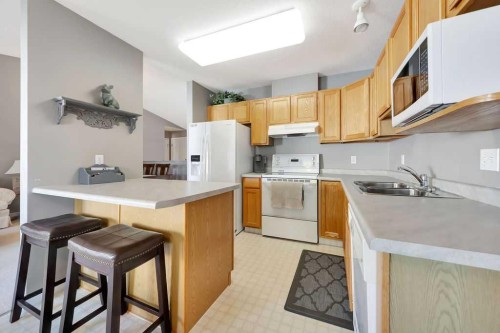 22-4201 56 Avenue, Lloydminster, AB - Indoor Photo Showing Kitchen With Double Sink
