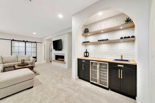 1302 59B Avenue, Lloydminster, AB - Indoor With Fireplace