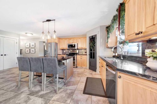 15075, Rural Vermilion River, County Of, AB - Indoor Photo Showing Kitchen With Double Sink