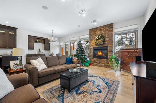 2112 56 Avenue, Lloydminster, AB - Indoor Photo Showing Living Room With Fireplace