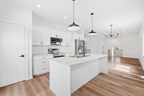 1306 56 Avenue, Lloydminster, AB - Indoor Photo Showing Kitchen With Double Sink With Upgraded Kitchen