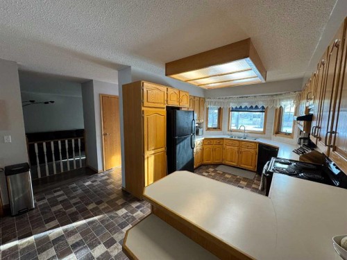 1925 5 Avenue, Wainwright, AB - Indoor Photo Showing Kitchen With Double Sink