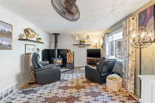 1013 Osprey Drive, Livelong, SK - Indoor With Fireplace