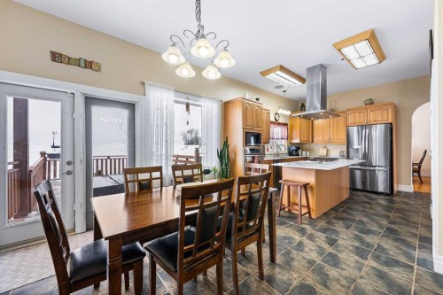31060 Twn 504, Kitscoty, AB - Indoor Photo Showing Dining Room