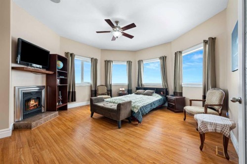 31060 Twn 504, Kitscoty, AB - Indoor With Fireplace