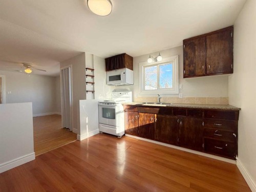 1045 17 Avenue, Wainwright, AB - Indoor Photo Showing Kitchen With Double Sink