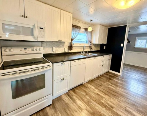 1033 16 Avenue, Wainwright, AB - Indoor Photo Showing Kitchen With Double Sink