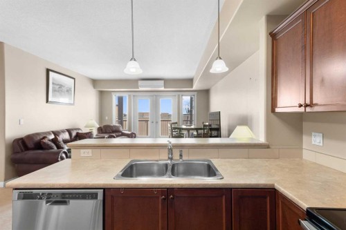 319-4102 69, Lloydminster, AB - Indoor Photo Showing Kitchen With Double Sink