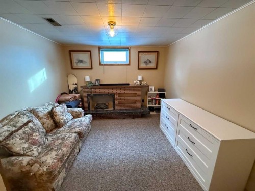 4606 50 Avenue, Vermilion, AB - Indoor With Fireplace