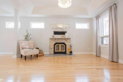 737 8 Avenue, Wainwright, AB - Indoor With Fireplace