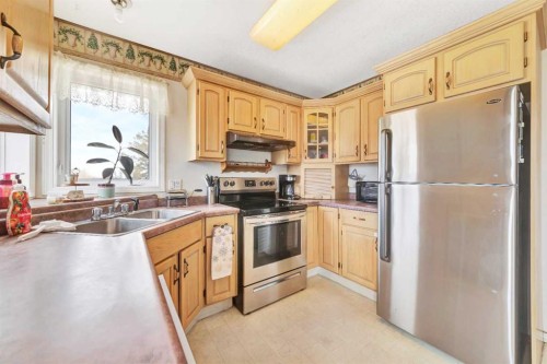 220 1 Avenue East, Maidstone, SK - Indoor Photo Showing Kitchen With Stainless Steel Kitchen With Double Sink