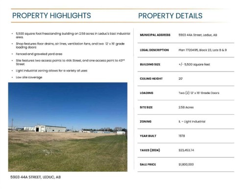 5903 44A Street, Leduc, AB 