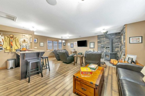 91 Sandy Beach Regional Park, Sandy Beach (Sask), SK - Indoor With Fireplace