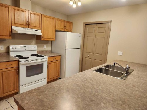 102A-6608 42, Lloydminster, AB - Indoor Photo Showing Kitchen With Double Sink