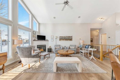 2902 65, Lloydminster, AB - Indoor Photo Showing Living Room With Fireplace
