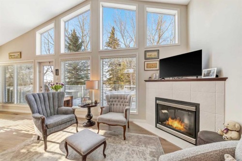 2902 65, Lloydminster, AB - Indoor Photo Showing Living Room With Fireplace