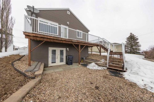 Ab-4810 50 Avenue, Kitscoty, AB - Outdoor With Deck Patio Veranda