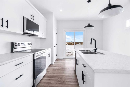 1308 56 Avenue, Lloydminster, AB - Indoor Photo Showing Kitchen With Double Sink