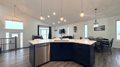 451043 Rng Rd 65, Wainwright, AB - Indoor Photo Showing Kitchen With Double Sink With Upgraded Kitchen