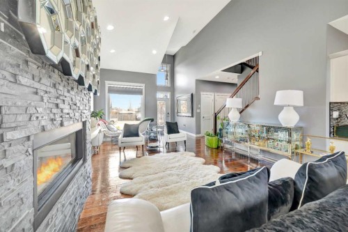 2010 56 Avenue, Lloydminster, AB - Indoor With Fireplace
