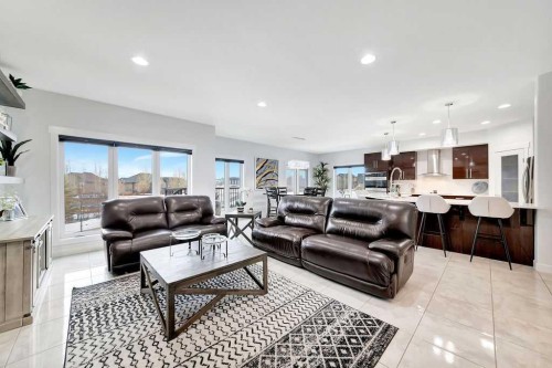 1703 56 Avenue, Lloydminster, AB - Indoor Photo Showing Living Room With Fireplace