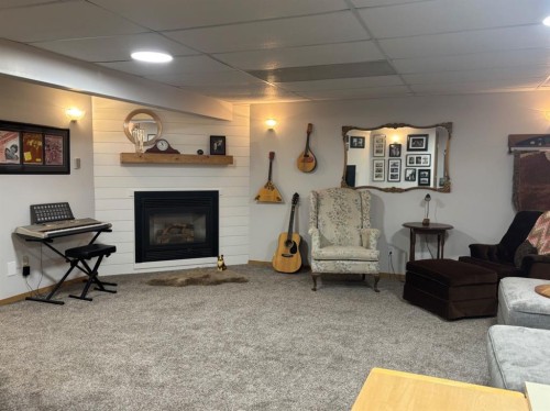 5307 40A Street, Provost, AB - Indoor With Fireplace