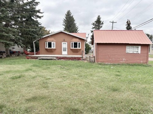 4923 52 Street, Innisfree, AB - Outdoor With Deck Patio Veranda